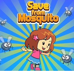 Bảo vệ bé gái khỏi bầy muỗi